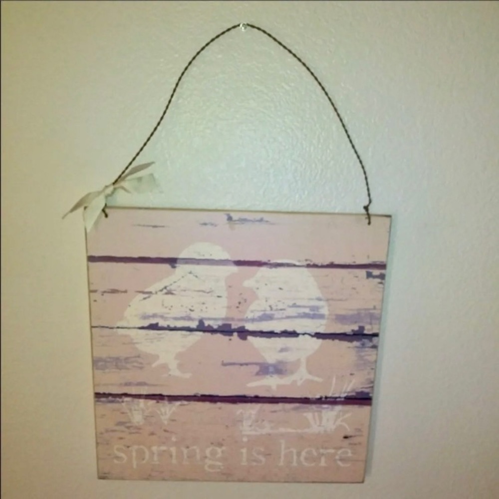 Spring is here baby chicks hanging decor